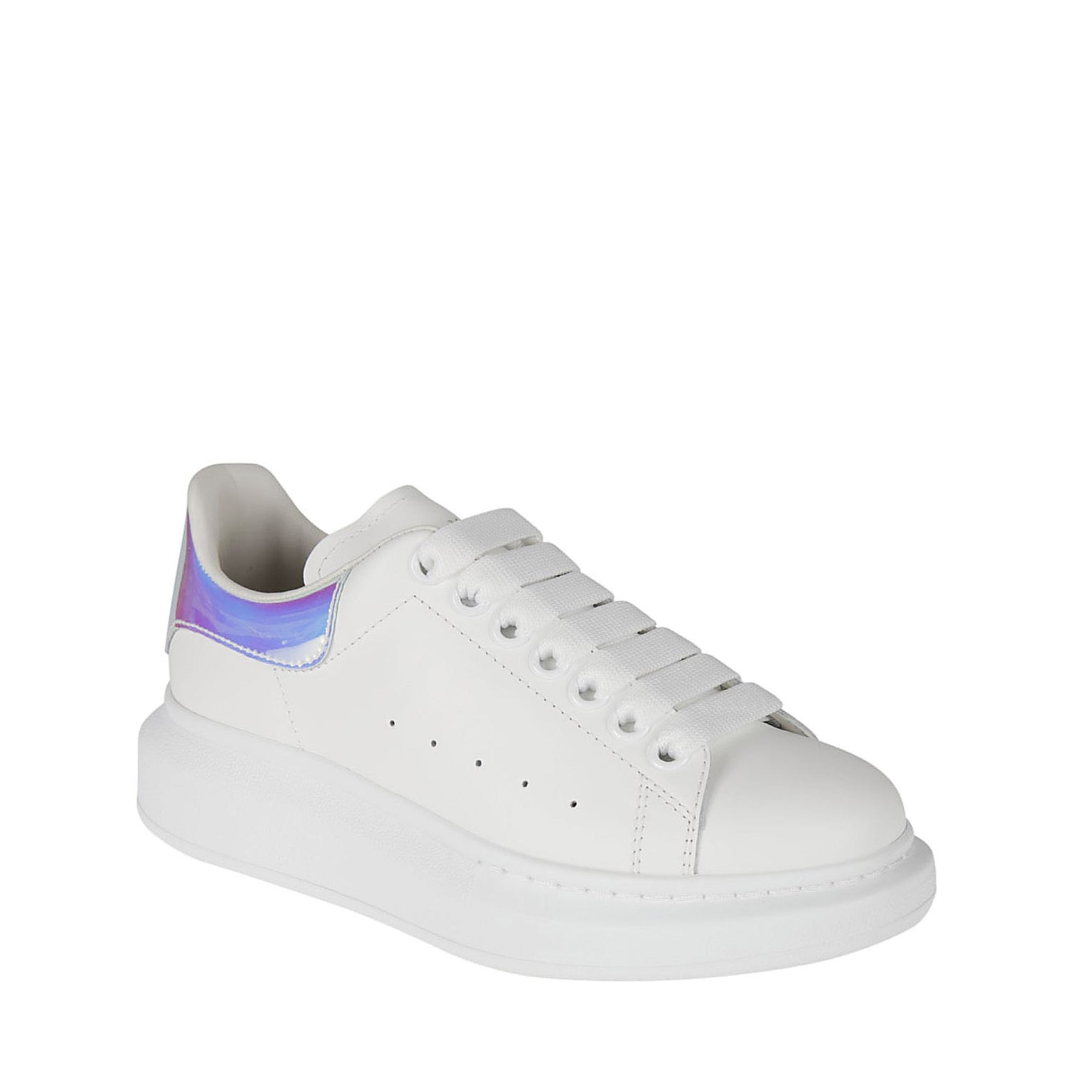 Alexander McQueen Oversized Sneaker (White/Iridescent) – Concepts